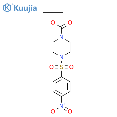 tert-butyl 4-(4-nitrobenzenesulfonyl)piperazine-1-carboxylate structure