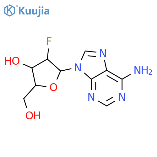 9H-Purin-6-amine,9-[2-deoxy-2-(fluoro-18F)-b-D-arabinofuranosyl]- structure