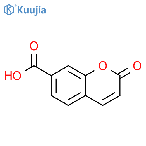 2H-1-Benzopyran-7-carboxylicacid, 2-oxo- structure