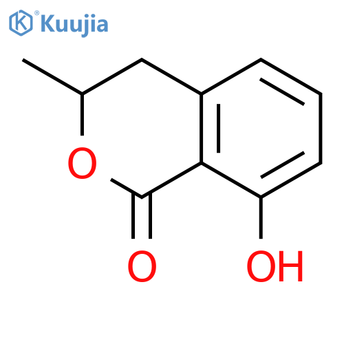 1H-2-Benzopyran-1-one,3,4-dihydro-8-hydroxy-3-methyl- structure