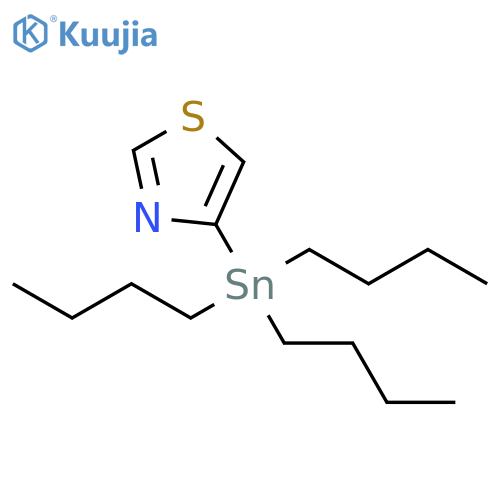 tributyl(thiazol-4-yl)stannane structure