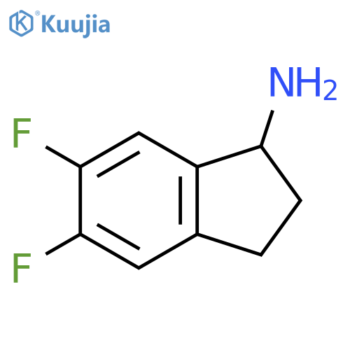 5,6-DIFLUORO-INDAN-1-YLAMINE structure