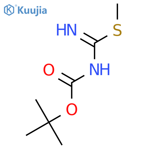 1-n-Boc-2-methyl-isothiourea structure