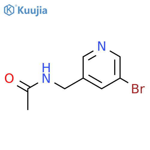 N-((5-Bromopyridin-3-yl)methyl)acetamide structure