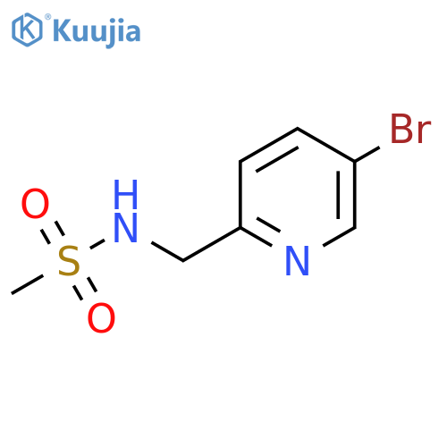 N-((5-Bromopyridin-2-yl)methyl)methanesulfonamide structure