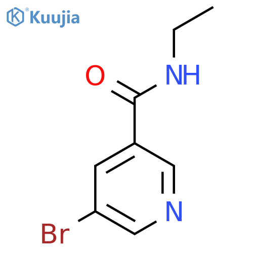 5-Bromo-N-ethylnicotinamide structure