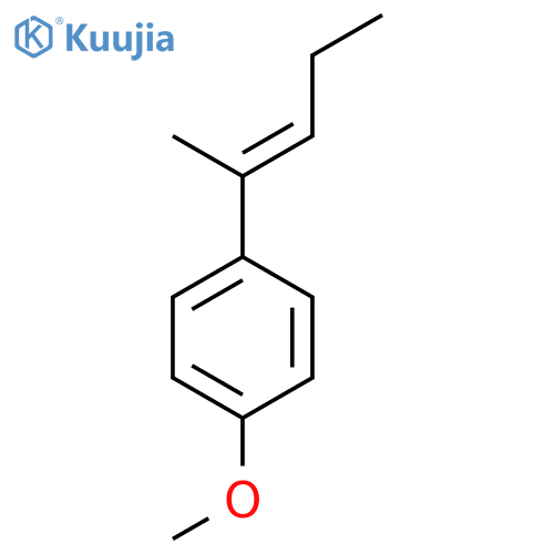 2-[p-Methoxyphenyl]-penten-(2) structure