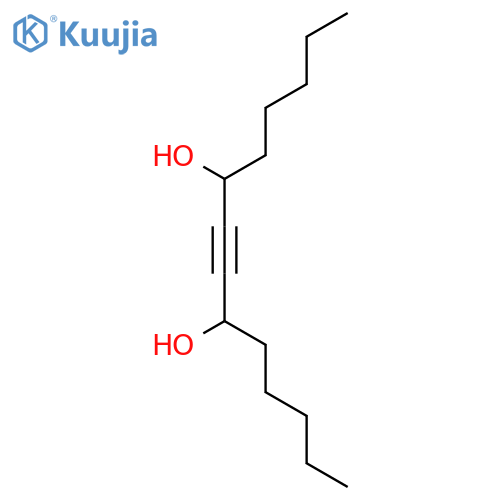 Tetradec-7-yne-6,9-diol structure
