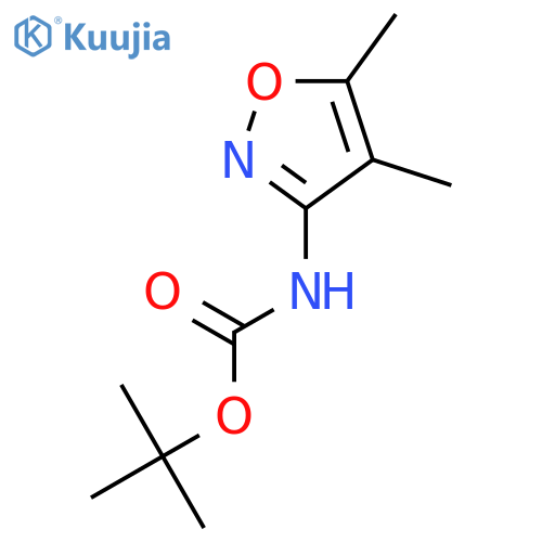 tert-Butyl (4,5-dimethylisoxazol-3-yl)carbamate structure