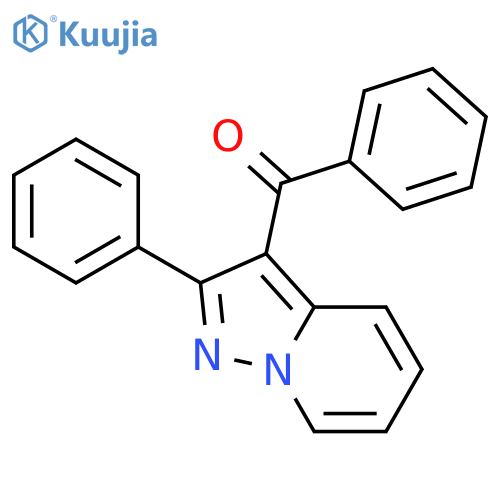 3-Benzoyl-2-phenylpyrazolo(1,5-a)pyridine structure