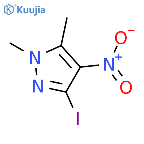 1H-Pyrazole, 3-iodo-1,5-dimethyl-4-nitro- structure