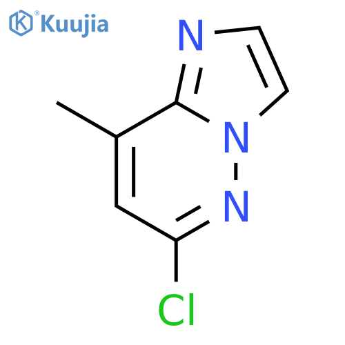 Imidazo[1,2-b]pyridazine, 6-chloro-8-methyl- structure