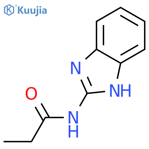 N-(1H-1,3-benzodiazol-2-yl)propanamide structure