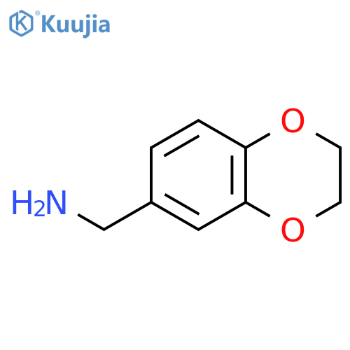 2,3-dihydro-1,4-benzodioxin-6-ylmethanamine structure