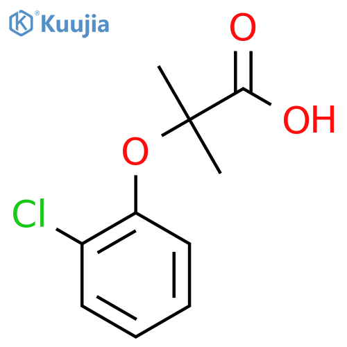 2-(2-Chlorophenoxy)-2-methylpropanoic acid structure