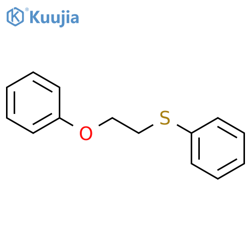 Benzene,[(2-phenoxyethyl)thio]- structure