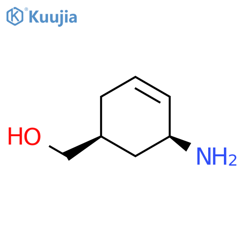3-Cyclohexene-1-methanol,5-amino-,cis-(9CI) structure