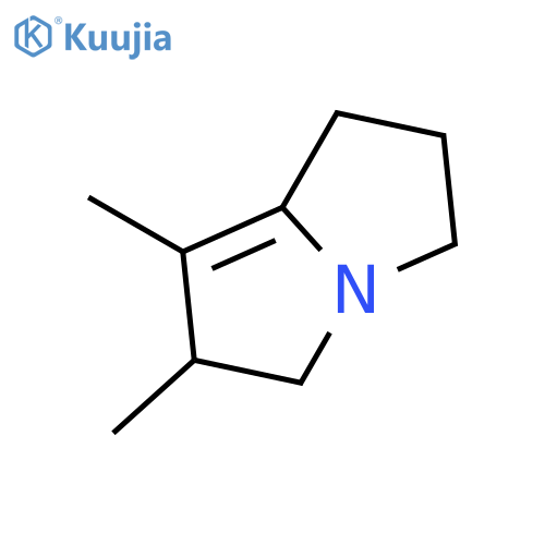1H-Pyrrolizine,2,3,5,6-tetrahydro-6,7-dimethyl- structure