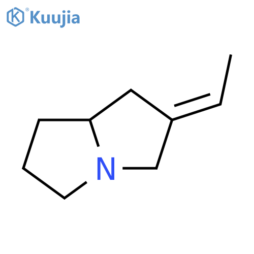 1H-Pyrrolizine,2-ethylidenehexahydro-, (Z)- (9CI) structure