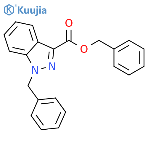 Benzyl 1-benzyl-1H-indazole-3-carboxylate structure