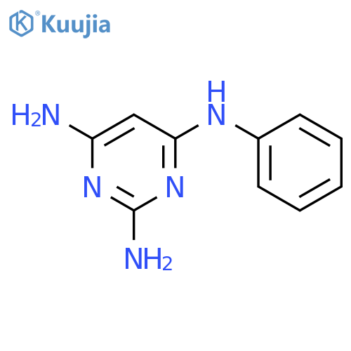 2,4,6-Pyrimidinetriamine,N4-phenyl- structure