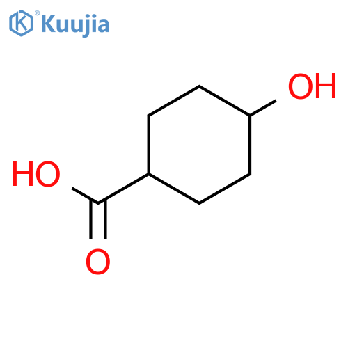 4-hydroxycyclohexane-1-carboxylic acid structure