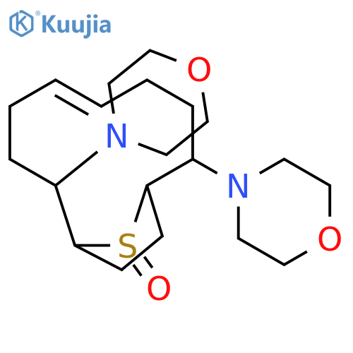 Morpholine,4,4'-(13-oxido-13-thiabicyclo[8.2.1]tridec-5-ene-2,9-diyl)bis- structure