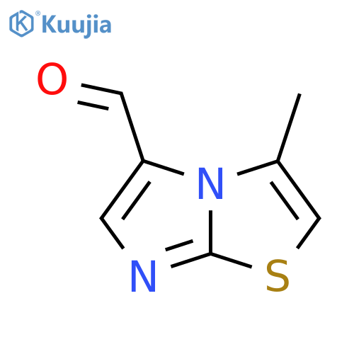 3-methylimidazo[2,1-b][1,3]thiazole-5-carbaldehyde structure