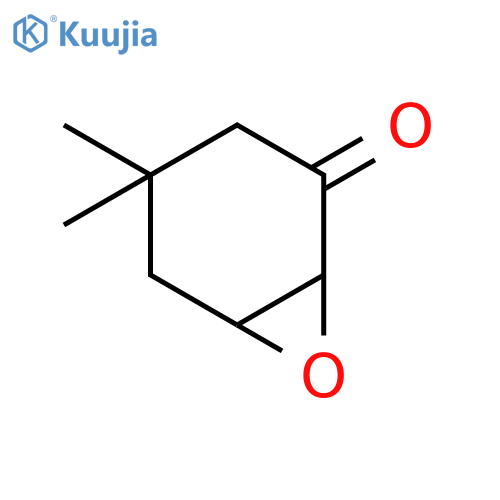 3,3-dimethyl-7-oxabicyclo[4.1.0]heptan-5-one structure