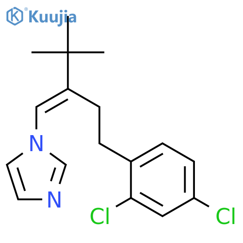 1H-Imidazole, 1-[2-[2-(2,4-dichlorophenyl)ethyl]-3,3-dimethyl-1-butenyl]- structure