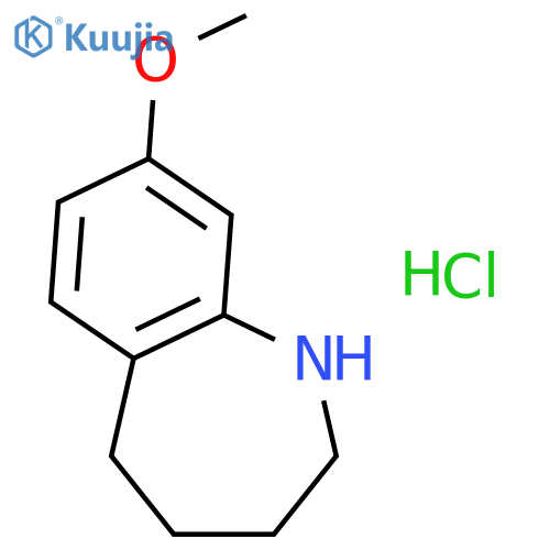 8-methoxy-2,3,4,5-tetrahydro-1H-1-benzazepine structure