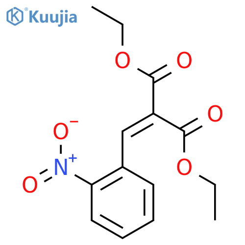 1,3-Diethyl 2-(2-Nitrophenyl)methylidenepropanedioate structure