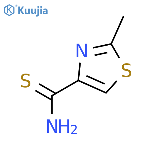 2-Methylthiazole-4-carbothioamide structure