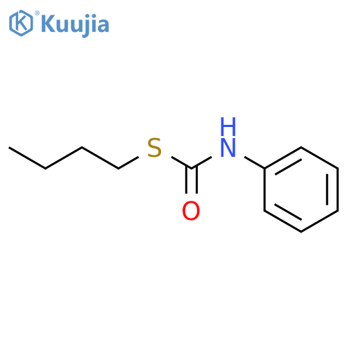 Carbamothioic acid,N-phenyl-, S-butyl ester structure
