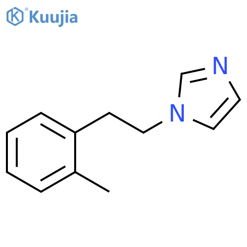1H-Imidazole, 1-[2-(2-methylphenyl)ethyl]- structure