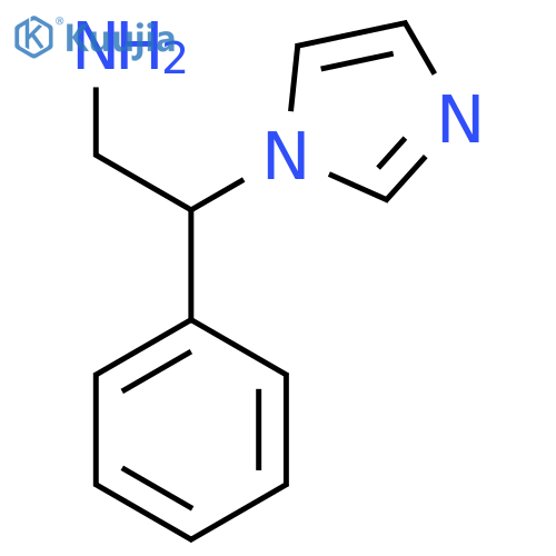 b-Phenyl-1H-imidazole-1-ethanamine dihydrochloride structure