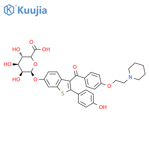 Raloxifene 6-Glucuronide structure