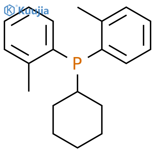 Phosphine, cyclohexylbis(2-methylphenyl)- structure