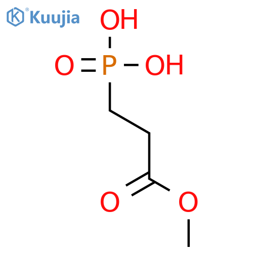 Propanoicacid, 3-phosphono-, 1-methyl ester structure