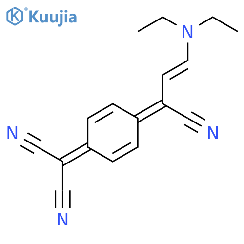 2-Propen-1-aminium,3-cyano-3-[4-(dicyanomethyl)phenyl]-N,N-diethyl-, inner salt structure