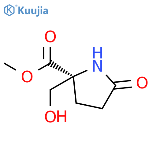 D-Proline, 2-(hydroxymethyl)-5-oxo-, methyl ester (9CI) structure