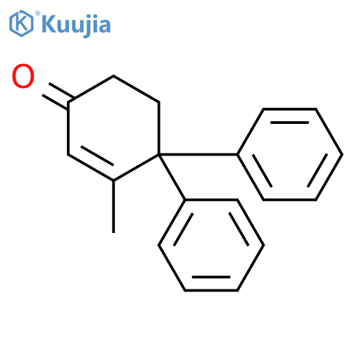 3-Methyl-4,4-diphenyl-2-cyclohexen-1-one structure