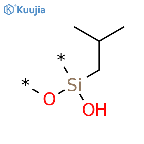Poly[oxy[hydroxy(2-methylpropyl)silylene]] structure