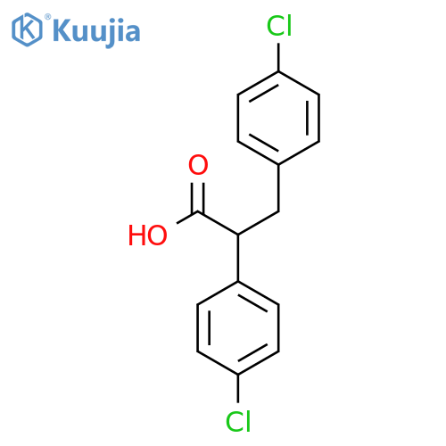 2,3-Bis(4-chlorophenyl)propanoic acid structure
