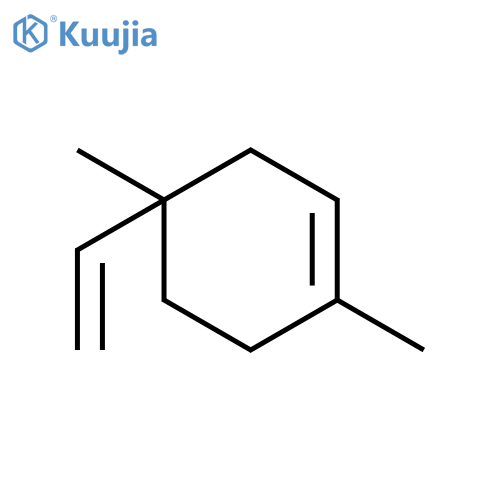 Cyclohexene,4-ethenyl-1,4-dimethyl- structure