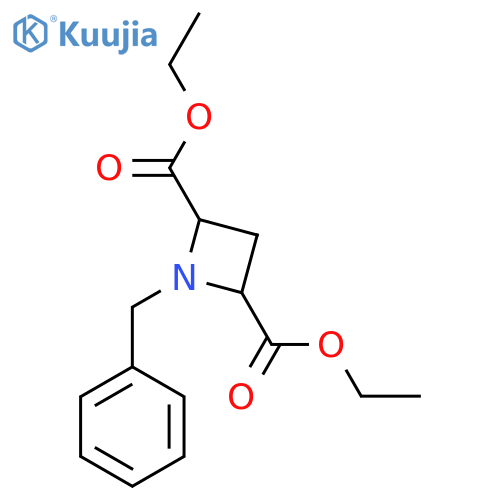 diethyl cis-1-benzylazetidine-2,4-dicarboxylate structure