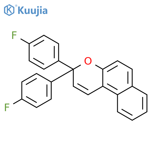 3,3-Bis(4-fluorophenyl)-3H-naphtho[2,1-b]pyran structure