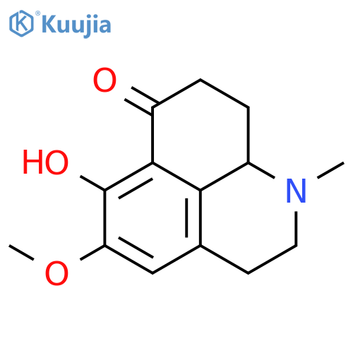 6-hydroxy-5-methoxy-1-methyl-1,2,3,8,9,9a-hexahydro-7H-benzo[de]quinolin-7-one structure