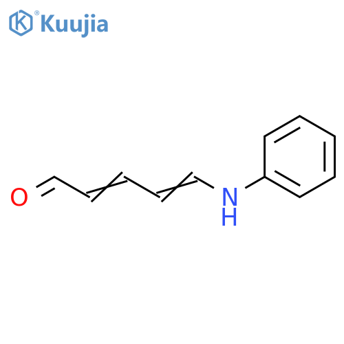 2,4-Pentadienal, 5-(phenylamino)- structure