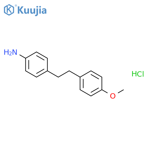 {4-2-(4-Methoxyphenyl)ethylphenyl}aminehydrochloride structure
